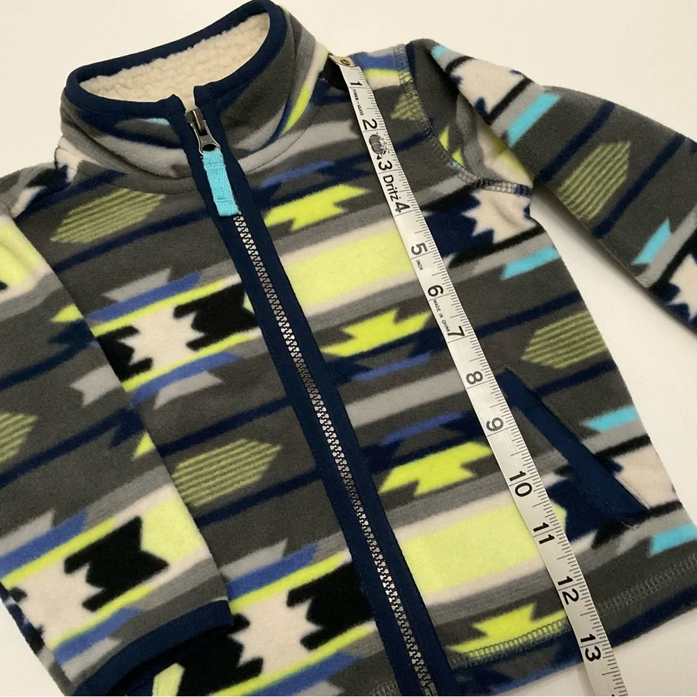 CARTER’S Aztec Print Fleece Zip Up Jacket Baby Toddler Size 12m